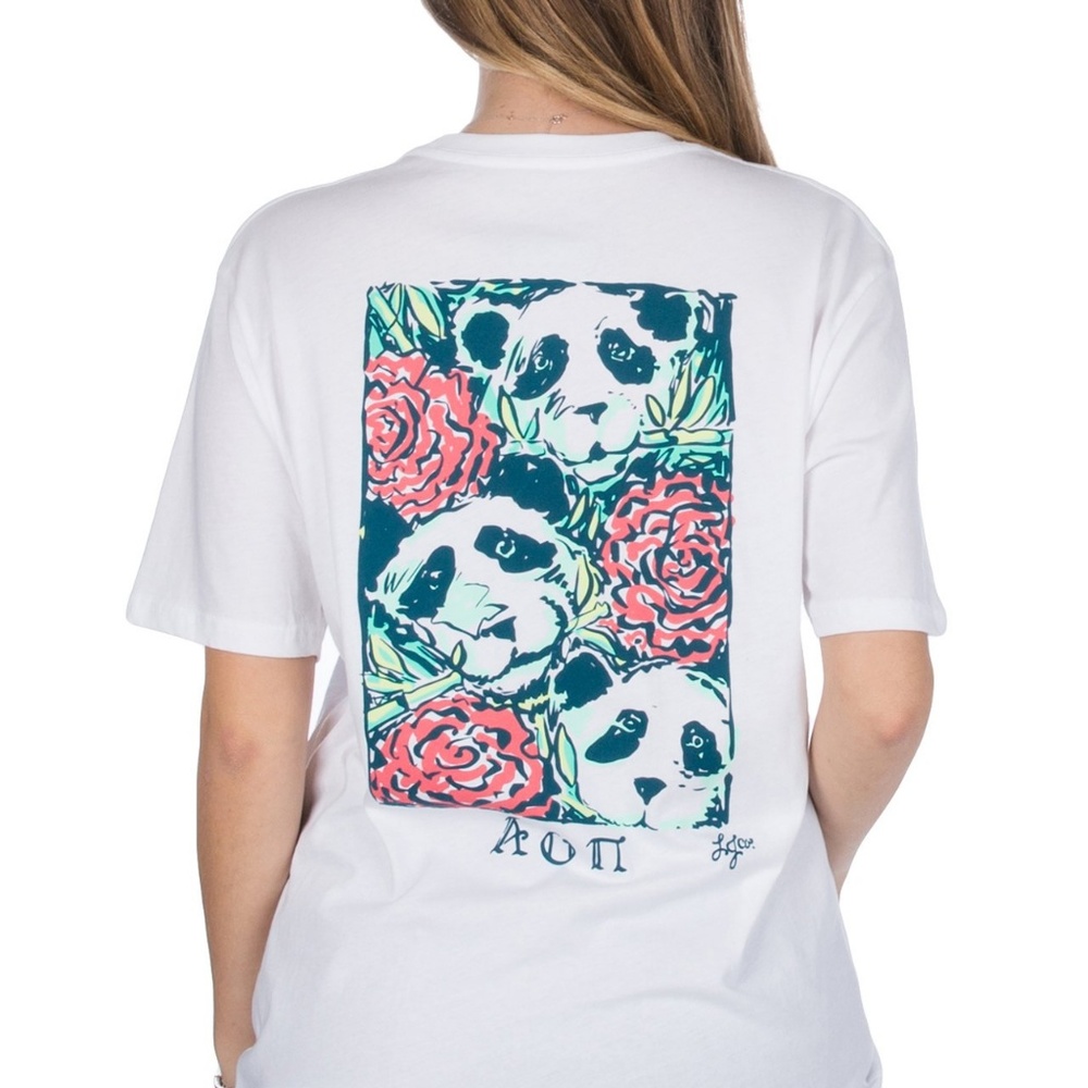NWT Lauren James AOII Sorority Tee